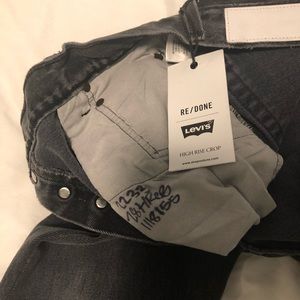 RE/DONE HIGH RISE CROP JEANS